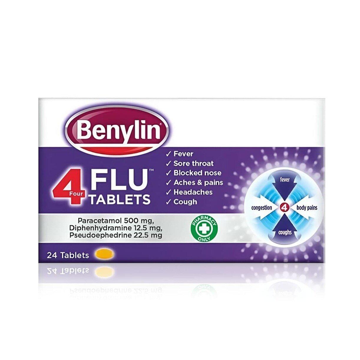 Benylin 4 Flu Tablets