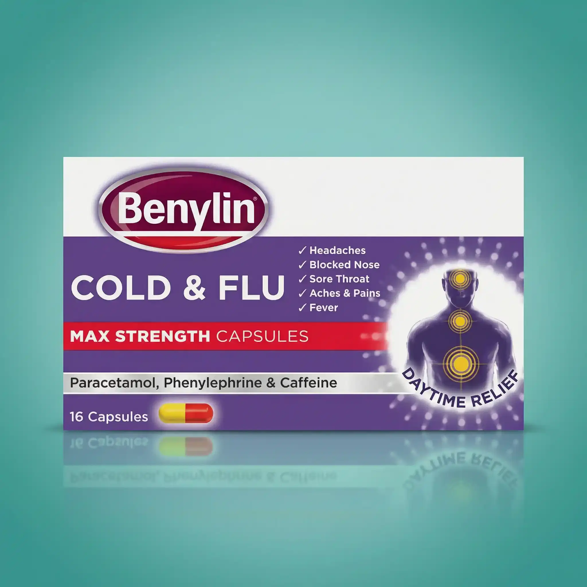 Benylin Cold & Flu Max Strength Capsules